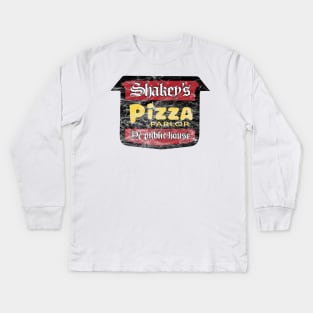 Shakey's Pizza Parlor (distressed) Kids Long Sleeve T-Shirt